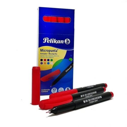 Micropunta Rojo Pelikan X 1 Und
