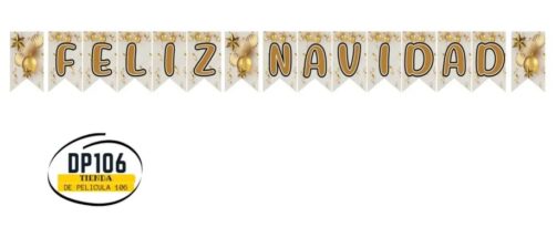 Feliz Navidad Guirnalda / Banner Espejo