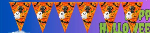 Banderín / Guirnalda Halloween Decoración Fiesta