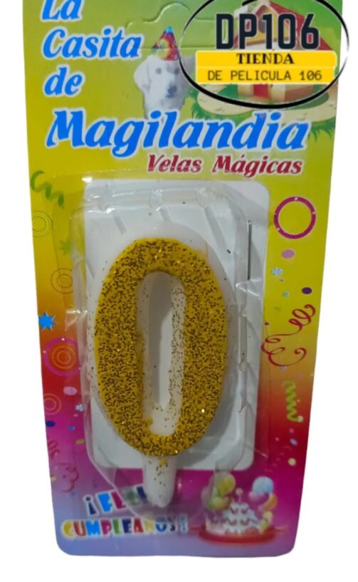Vela # 0 Dorado Vela Mágica