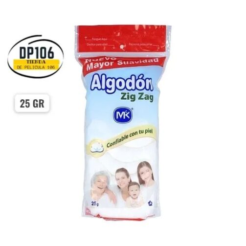 Algodón Zig Zag X 25 Gramos.
