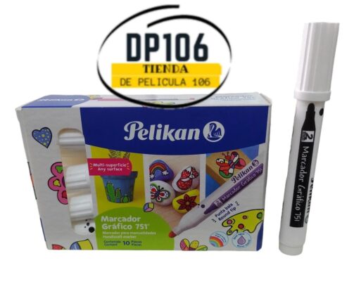 Marcador Blanco 2 Mm Pelikan X 1 Und