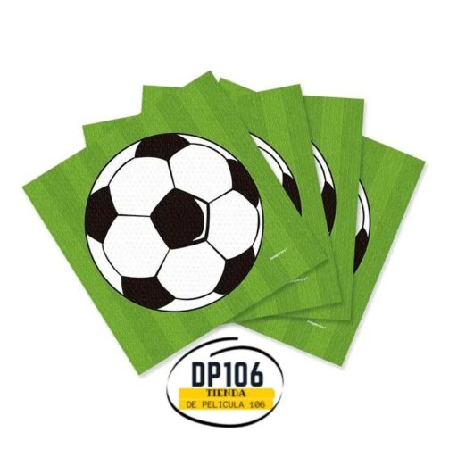 Servilletas De Futbol X 16 Und