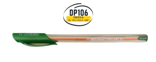 Bolígrafo Verde Semi Gel 0.7 Mm Offiesco Esfero X 1 Und