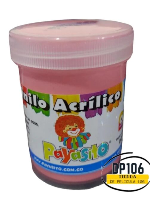 Vinilo Acrílico / Tempera Rosa 33 Gramos X 1 Und Payasito