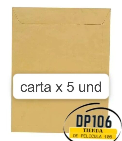 Sobre De Manila Carta X 5 Und