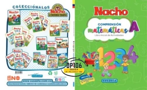 Libro / Cartilla Nacho Comprensión Matemáticas Nivel A