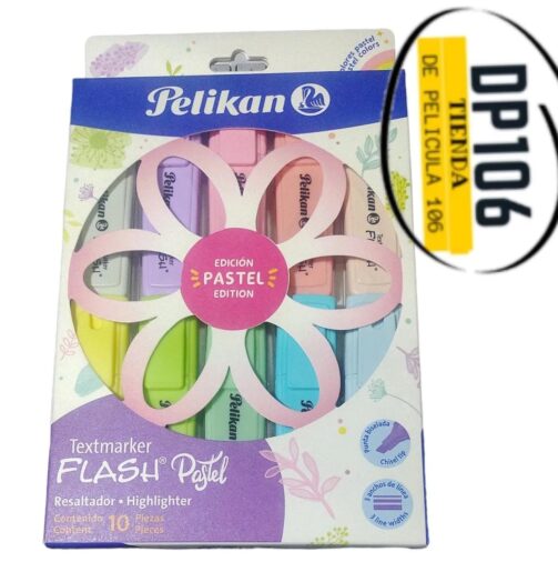 Resaltadores Pastel Pelikan Petalos X 10 Und