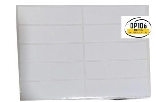 Rotulo Adhesivo 2 X 7.cm X 10 Und Ref 75-20