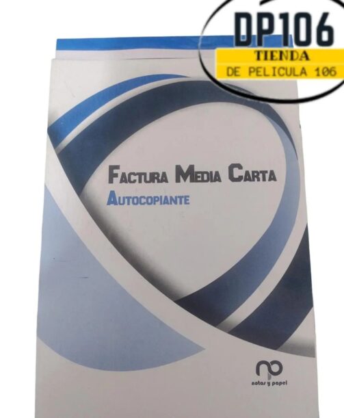 Facturero Media Carta Autocopiante X 1 Und
