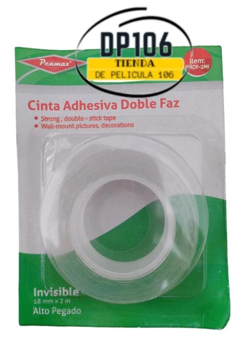 Cinta Doble Faz Transparente