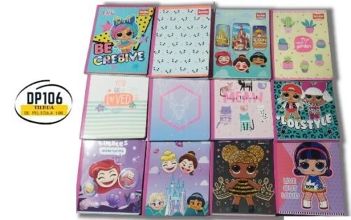 Cuaderno Rayado Cosido 100 Hojas Niña