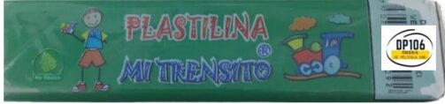 Plastilina Verde Oscuro 55 Gr X 1 Und