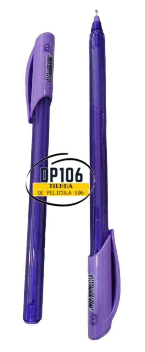 Esfero / Boligrafo Semi-gel Morado 0.7 Mm Lapicero X 1 Und