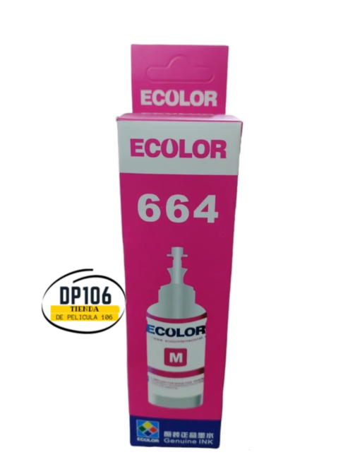 Tinta Genérica Magenta 120 Ml Para Impresora Recarga Continua