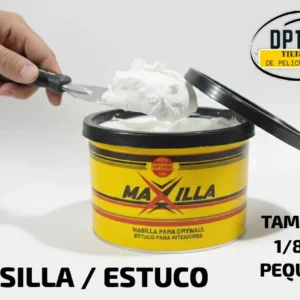 Estuco Para Interiores Masilla Pequeña 1/8 Gl