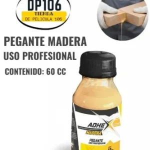 Pegante Madera Uso Profesional 60 Cc