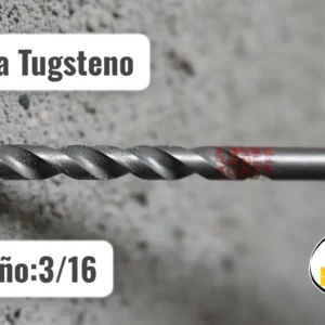 Broca 3/16 Broca Tugsteno