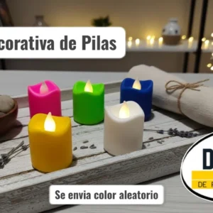 Velas Decorativas De Pilas