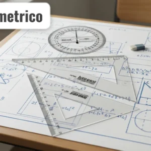 Kit De Escuadras Geometrico Y Transportador
