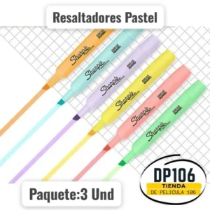 Sharpie Resaltador Pastel X 3 Und