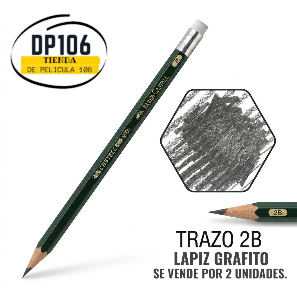 Lapiz 2b X 2 Und Faber Castell