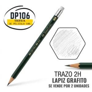 Lapiz 2h X 2 Und Faber Castell