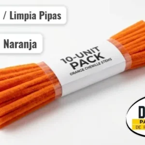 Limpia Pipas Naranja X 10 Und Chelines Gamuzados