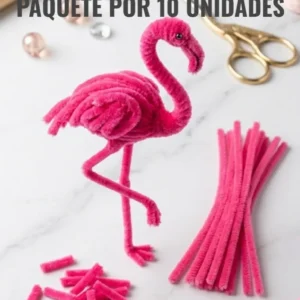 Limpia Pipas Rosa Neon X 10 Und Chelines Gamuzados