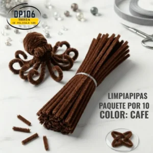 Limpia Pipas Cafe X 10 Und Chelines Gamuzados
