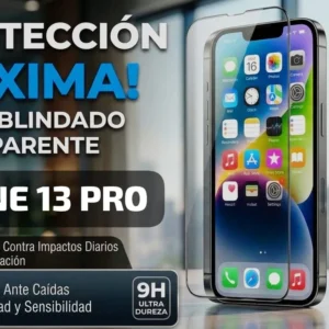 Iphone 13 Pro Vidrio Blindado Transparente