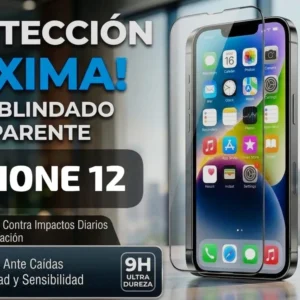 Iphone 12 Vidrio Blindado Transparente