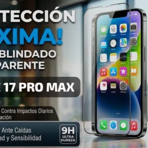 Iphone 17 Pro Max Vidrio Blindado Transparente