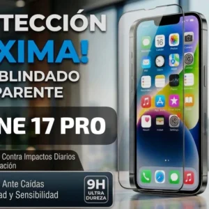Iphone 17 Pro Vidrio Blindado Transparente