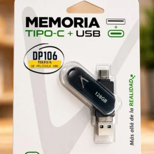 Memoria Tipo-c + Usb De 128gb