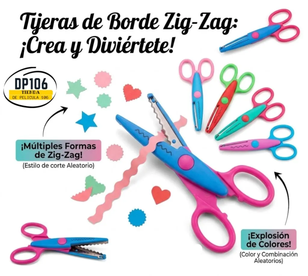 Tijeras Zig Zag De Formas X 1 Und