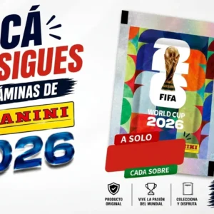 Sobre Laminas Album Mundial Fifa Panini 2026