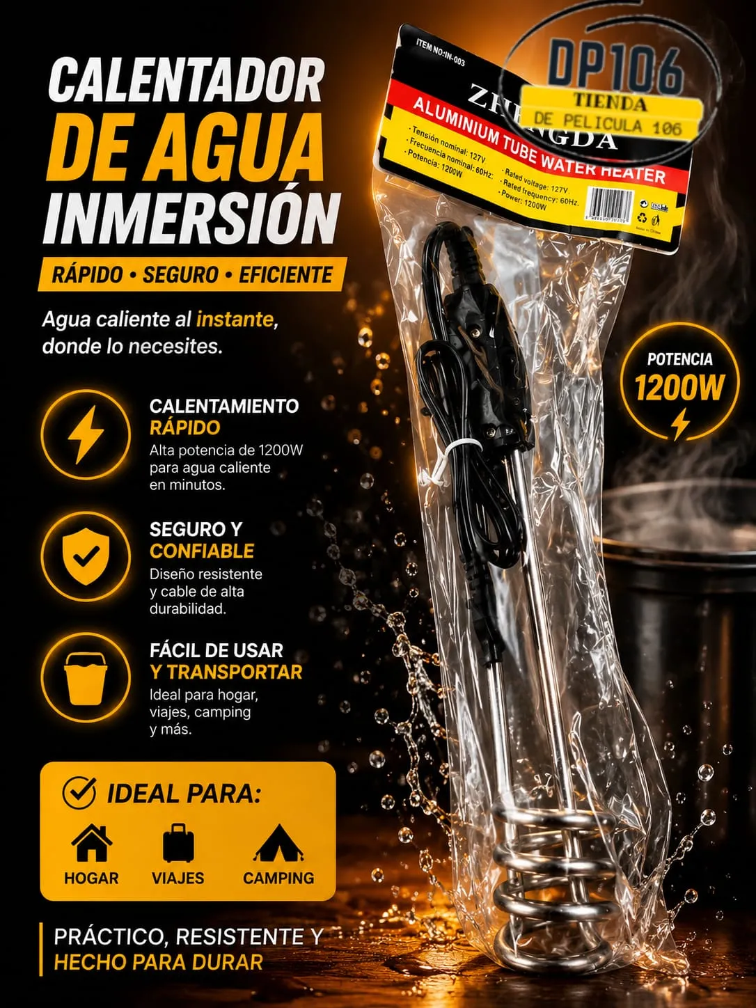 Calentador De Agua Grande