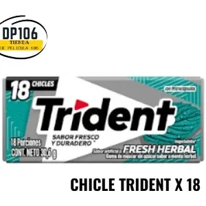 Trident Fresh Herbal X 18