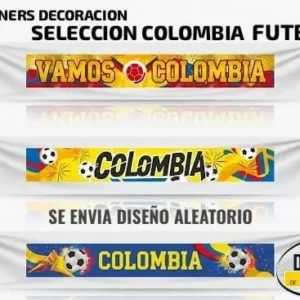 Banner Decoracion Futbol Colombia X 2 Und