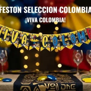 Feston Guirnalda Decoracion Futbol Colombia