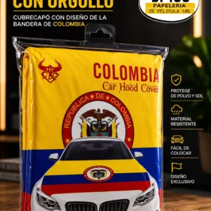 Protector De Capo Carro Bandera Colombia