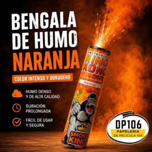 Bengala De Humo Naranja