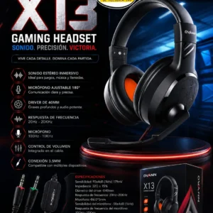Audifonos Gaming Tipo Diadema De Cable