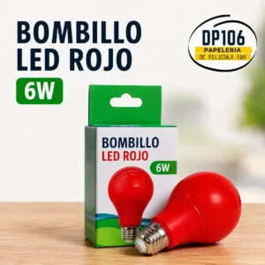 Bombillo Led Rojo 6w