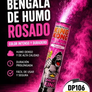 Bengala De Humo Rosado
