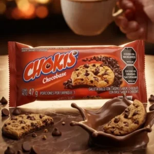 Galletas Chokis Rojas X 4 Und Chocobase X 47 Gr