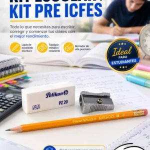 Kit Escolar Lapiz, Borrador Y Tajalapiz Pruebas Pre Icfes