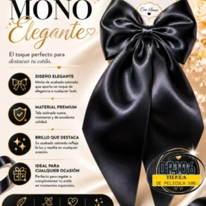 Moño Para El Cabello Negro